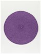 Textured beret morado