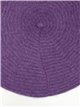 Textured beret morado