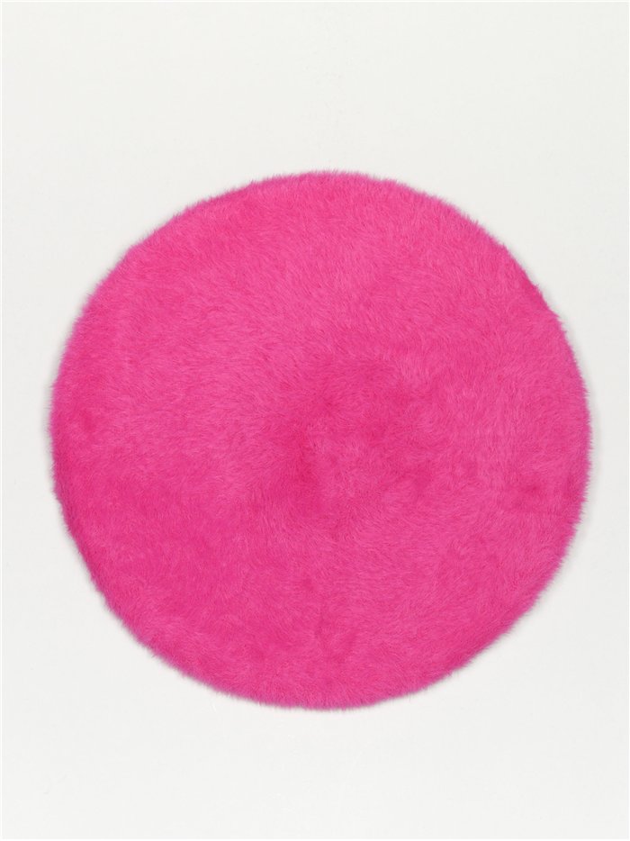 Soft beret fucsia