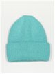 Turn-up knit beanie esmeralda