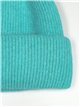 Turn-up knit beanie esmeralda