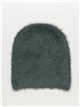 Soft knit beanie verde-botella