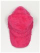 Soft knit cap fucsia