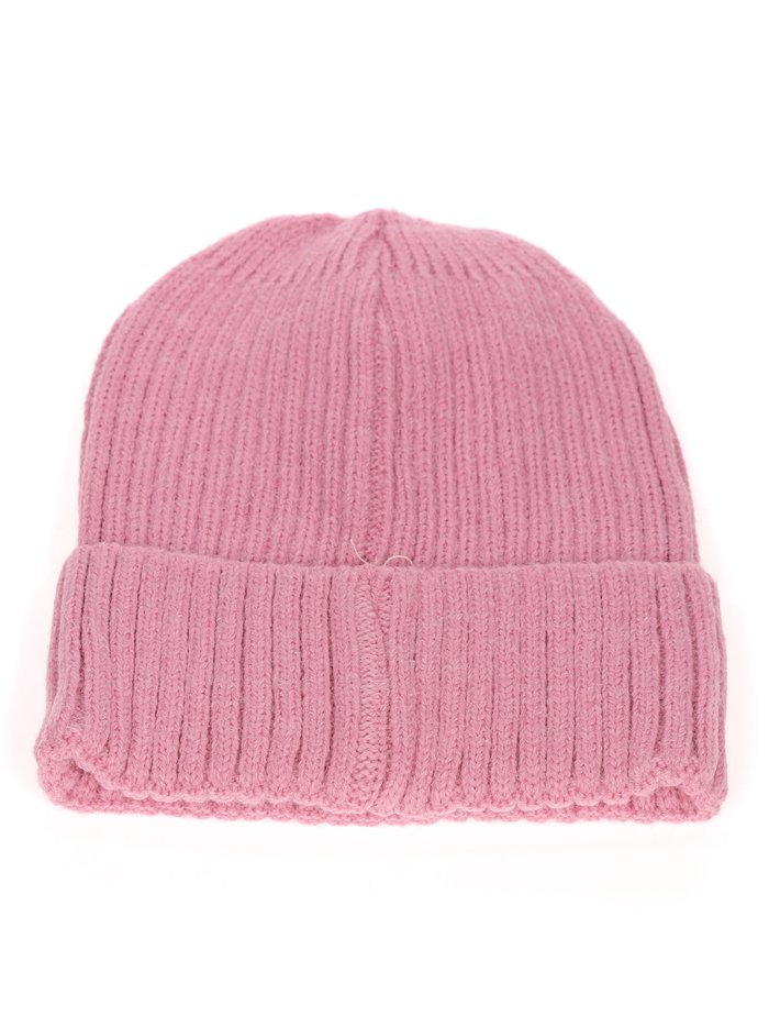 Turn-up knit beanie