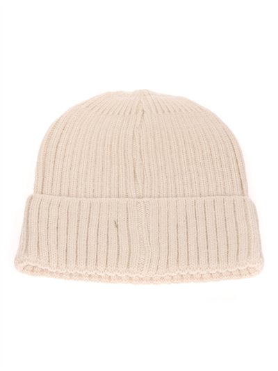 Turn-up knit beanie