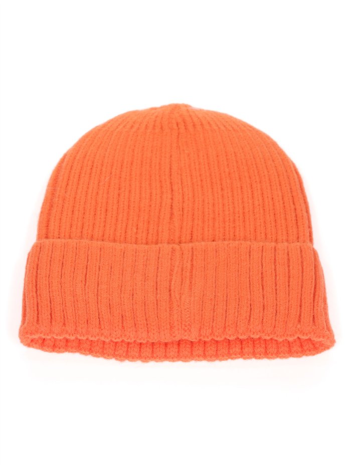 Turn-up knit beanie