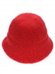 Gorro bucket borrego rojo