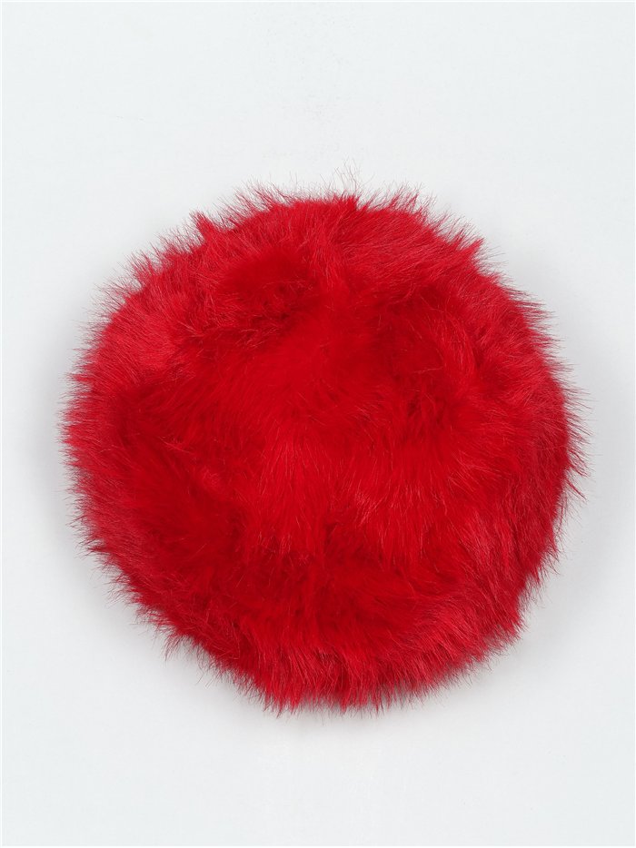 Soft beret rojo