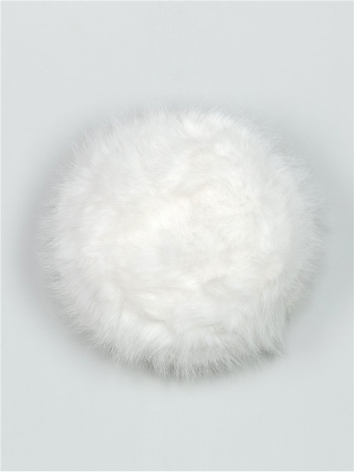 Soft beret blanco