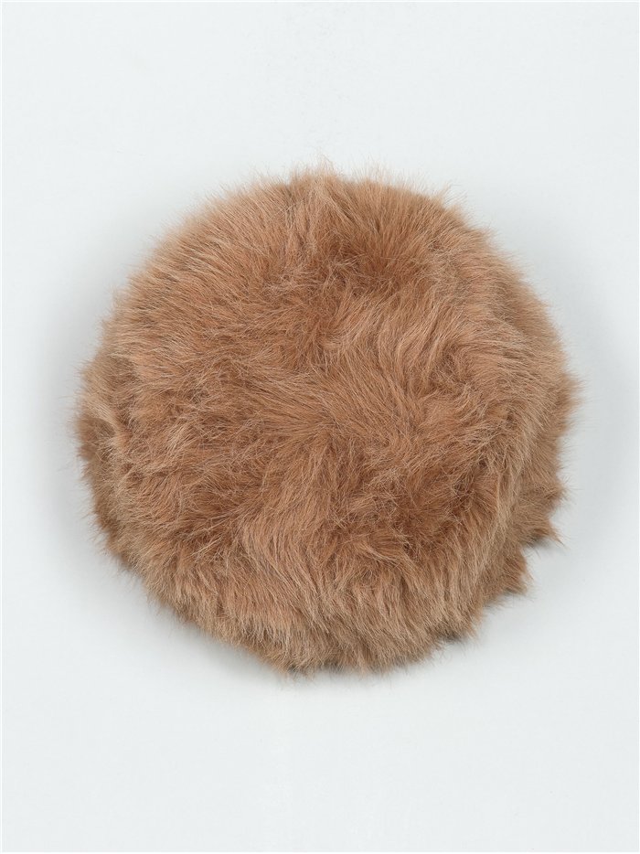 Soft beret camel