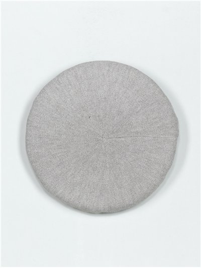 Soft beret gris-claro