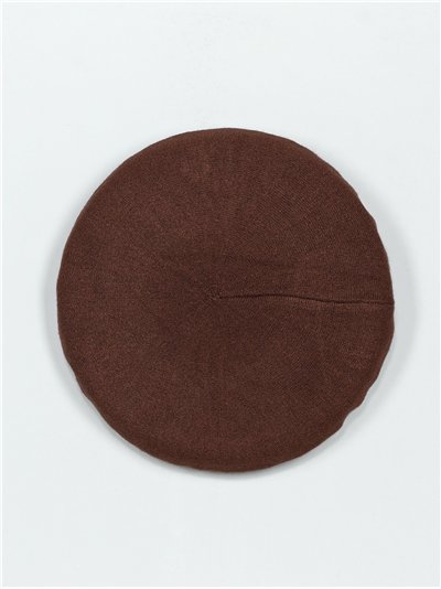 Soft beret marron