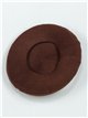 Soft beret marron