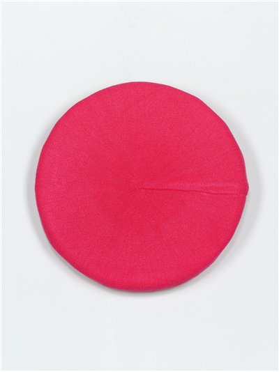 Soft beret fucsia