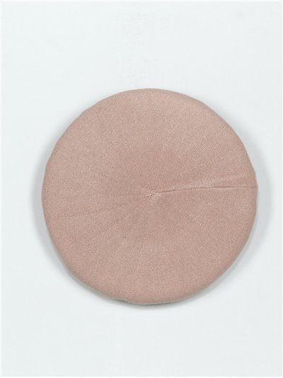 Soft beret taupe