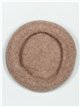 Soft beret taupe