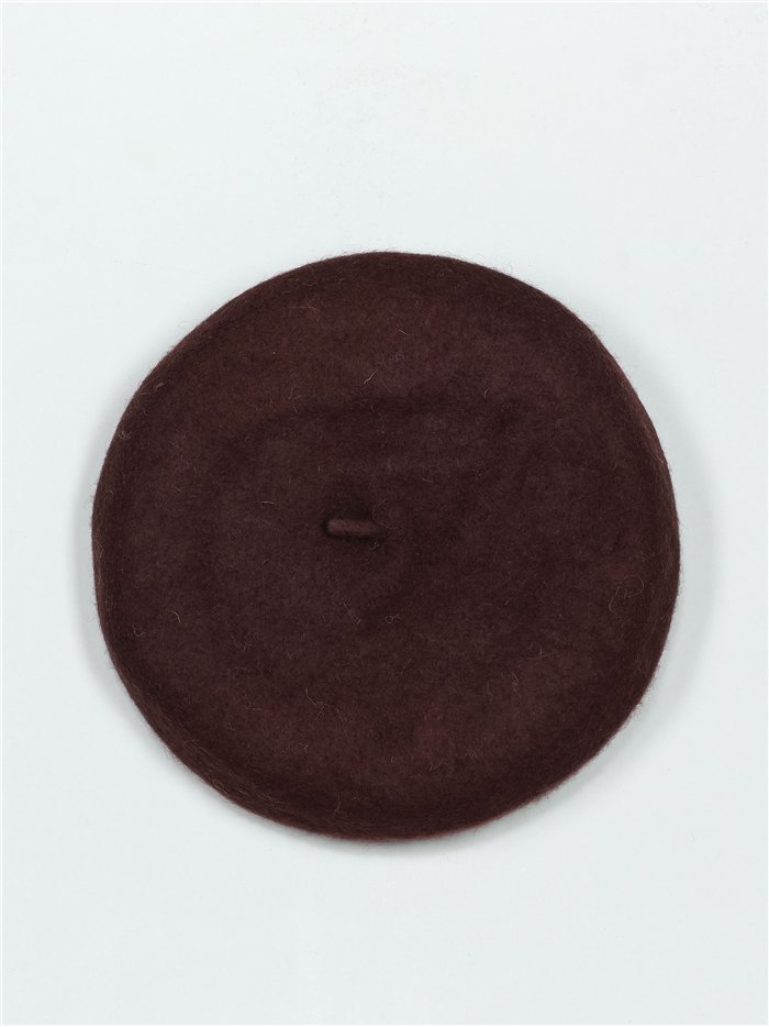 Soft beret marron