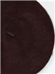 Soft beret marron