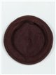 Soft beret marron