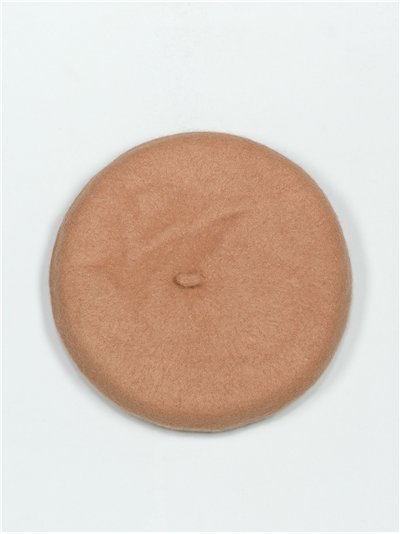 Soft beret camel