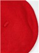 Soft beret rojo