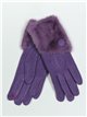 Gloves with faux fur colores surtidos