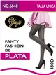 Pantis tupidos glitter 180 deniers negro-plata