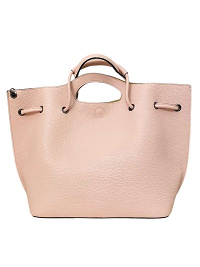 Shopper liso piel rosa