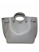 Shopper liso piel gris