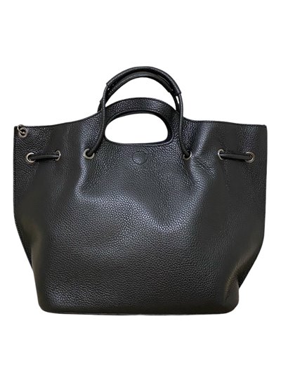 Shopper liso piel negro