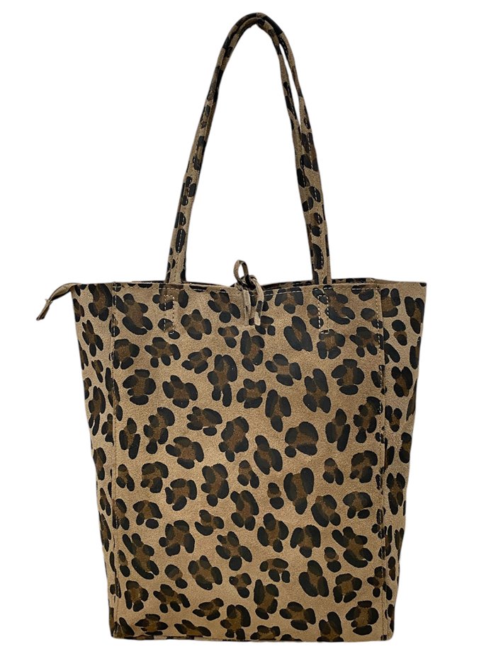 Shopper serraje animal print leopardo