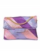 Mini citybag piel solapa morado