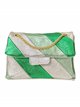 Mini citybag piel solapa verde