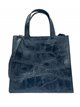 Shopper piel estampado coco negro