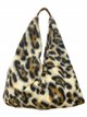 Shopper estampado punto leopardo