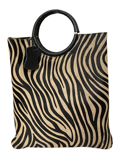 Shopper piel pelo + Bandolera 2 piezas tigre