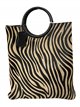 Shopper piel pelo + Bandolera 2 piezas tigre