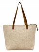 Shopper asas de piel beige