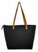 Shopper asas de piel negro