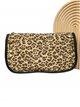 Mini bandolera serraje animal print negro