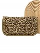 Mini bandolera serraje animal print taupe