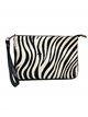 Mini sobre piel animal print pelo zebra