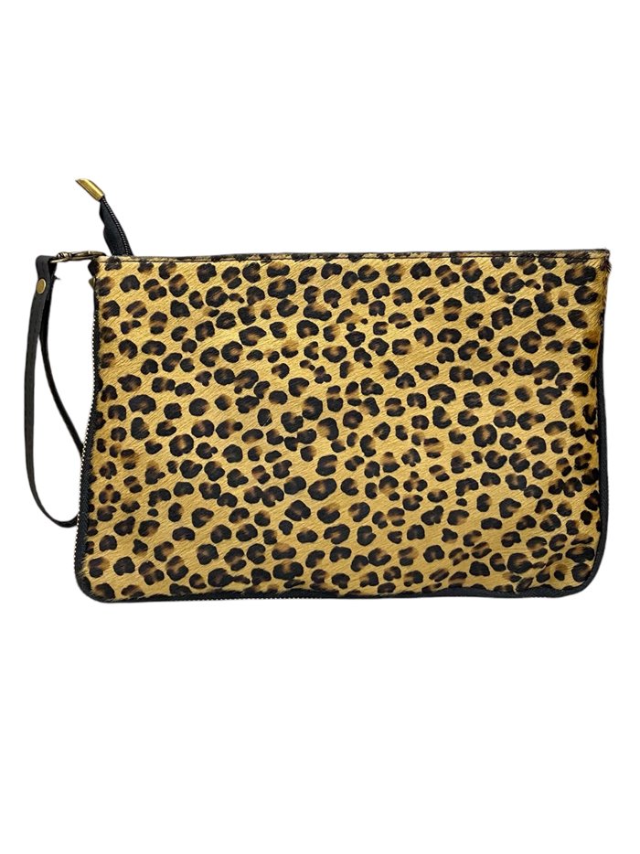 Sobre piel animal print pelo leopardos-p