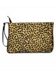 Sobre piel animal print pelo leopardos-p