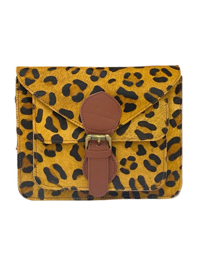 Mini citybag piel animal print leopardo-g