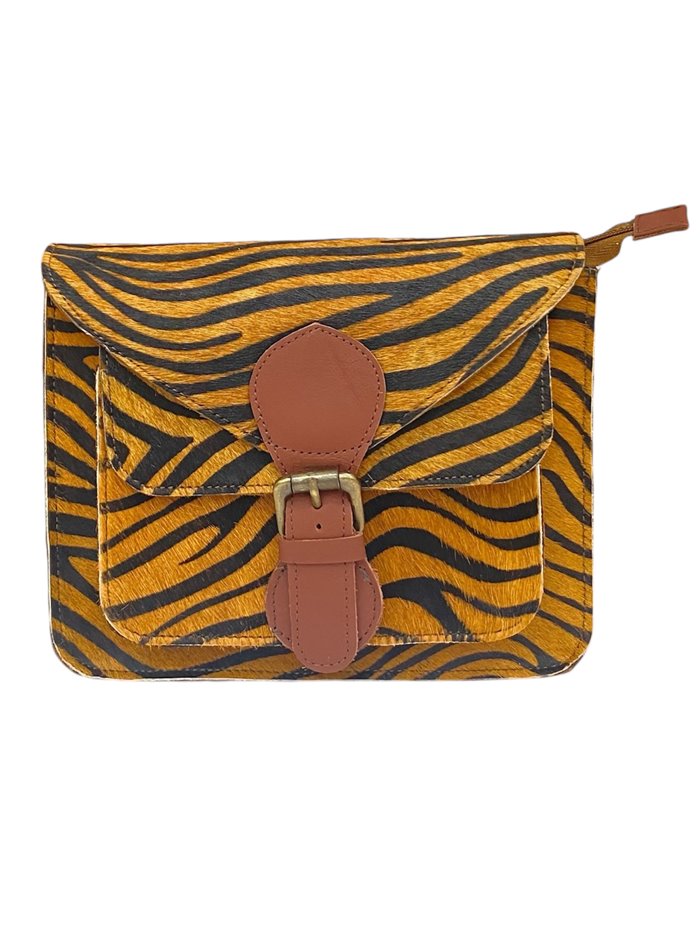 Mini citybag piel animal print tigre