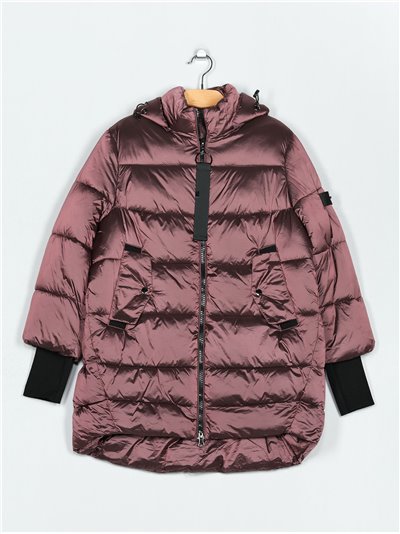 Anorak amplio capucha purple (M-XXL)