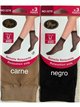 Calcetines tobillero lycra 40 deniers pack 3 pares (Talla única)