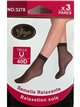 Calcetines tobillero lycra 40 deniers pack 3 pares (Talla única)