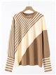 Oversized striped sweater (One size)